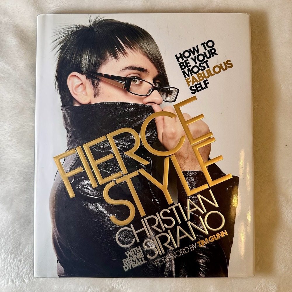 Fierce Style by Christian Siriano Hardcover With Dust Jacket Fashion BookTok